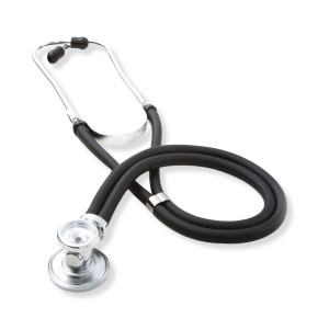 Fonendoscopio Rappaport 2 Tubos Adulto y Pediatrico Negro